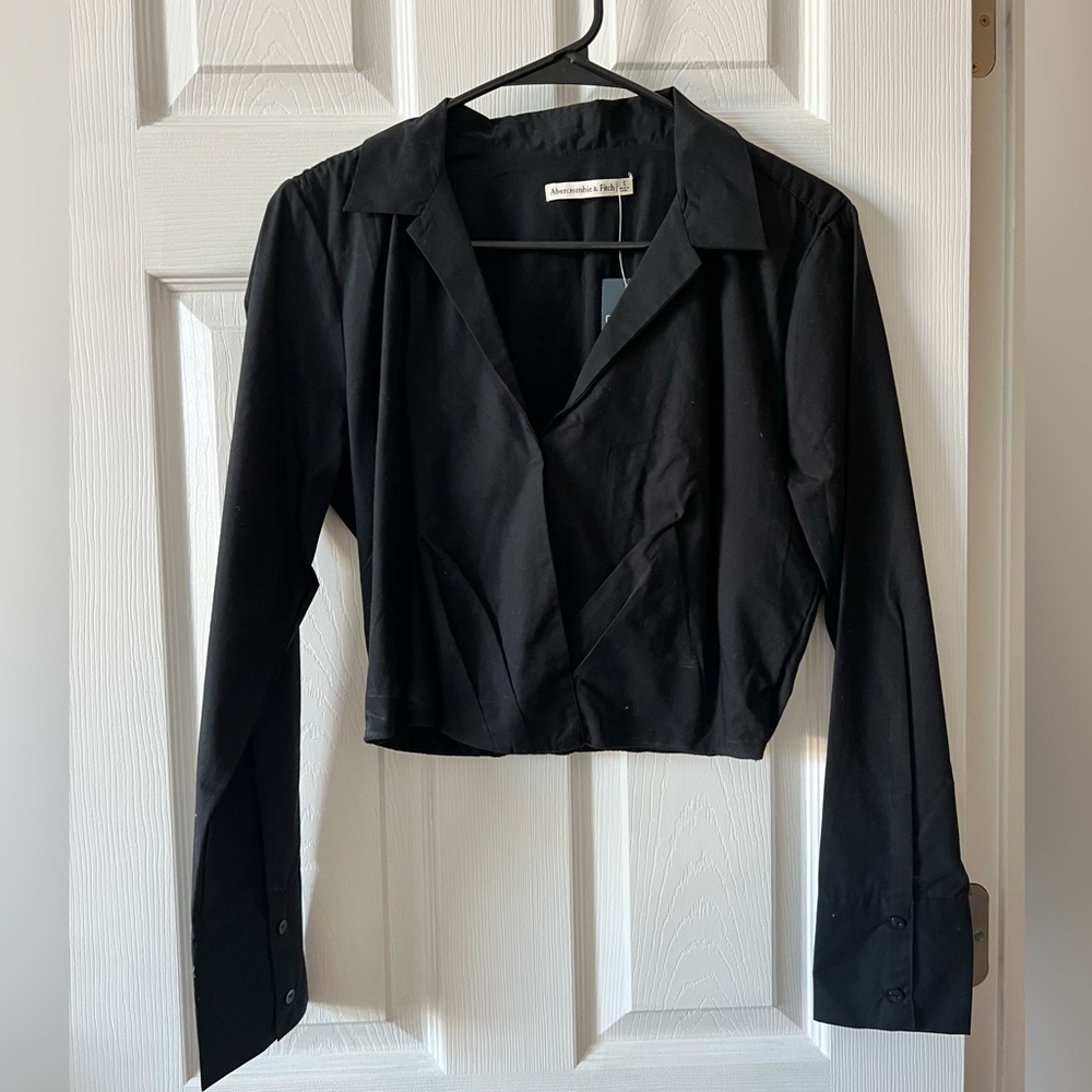 Abercrombie Cropped Collared Shirt